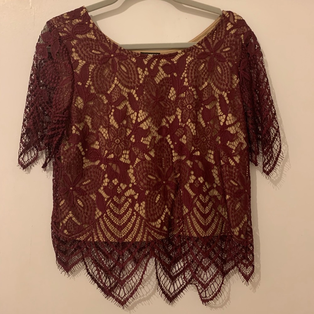 Lacy Top and Skirt Combo